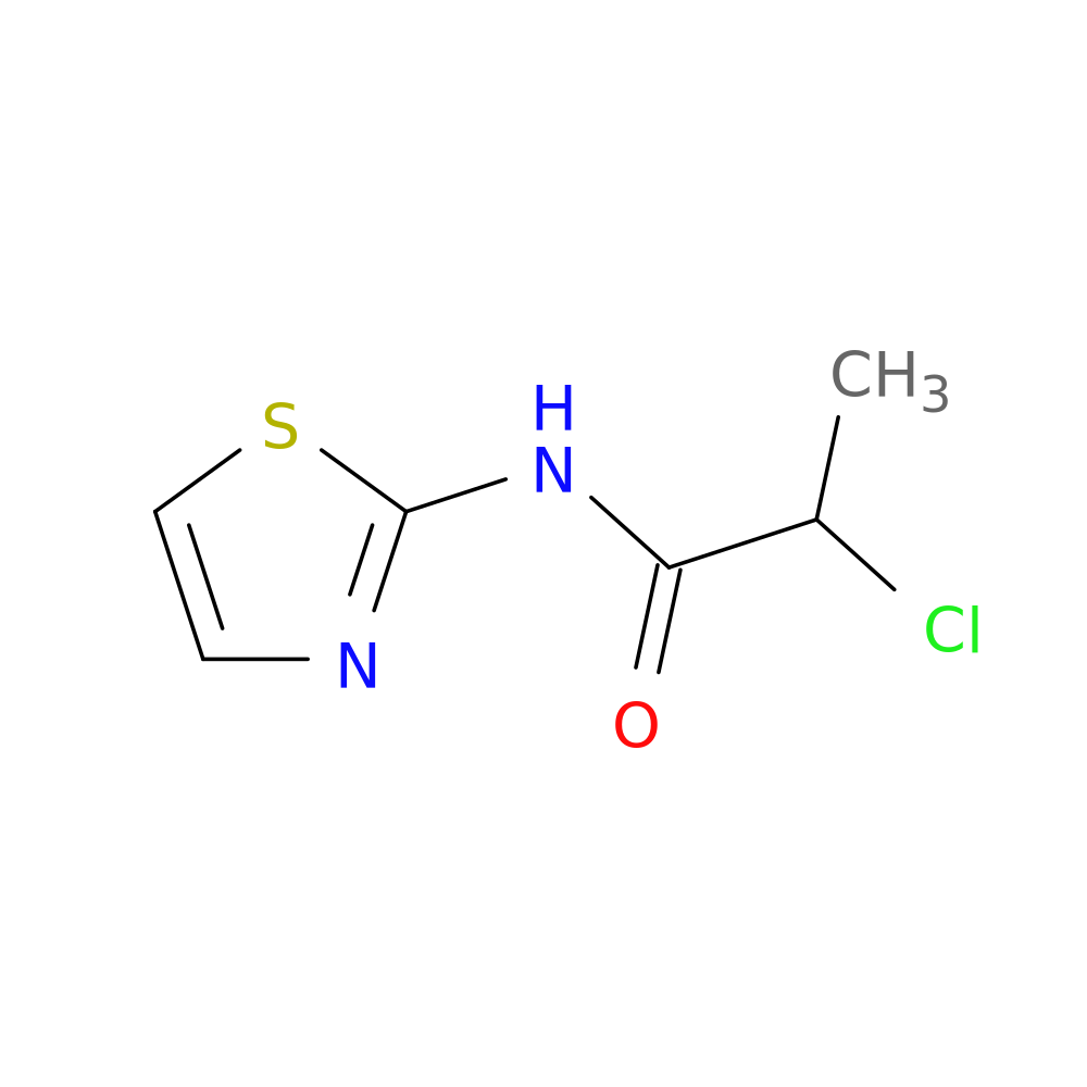 2-Chloro-N-1,3-thiazol-2-ylpropanamide