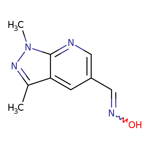 N-({1,3-dimethyl-1H-pyrazolo[3,4-b]pyridin-5-yl}methylidene)hydroxylamine
