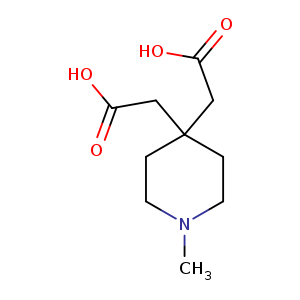 4,4-Piperidinediaceticacid, 1-methyl-
