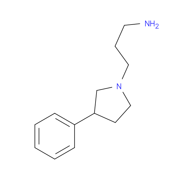 [3-(3-Phenylpyrrolidin-1-yl)propyl]amine