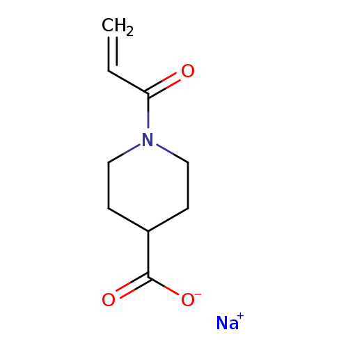Sodium 1-(prop-2-enoyl)piperidine-4-carboxylate