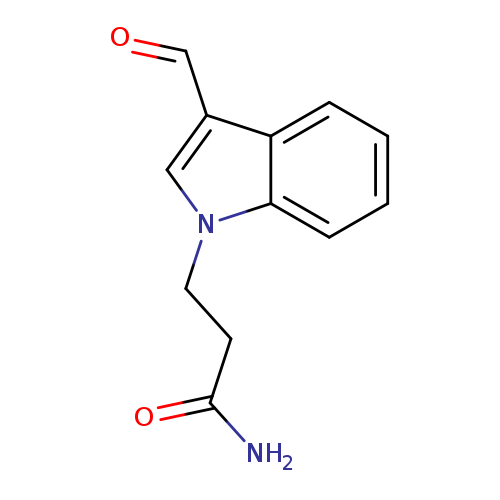 3-(3-Formyl-1H-indol-1-yl)propanamide