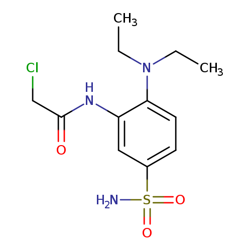 2-chloro-N-[2-(diethylamino)-5-sulfamoylphenyl]acetamide