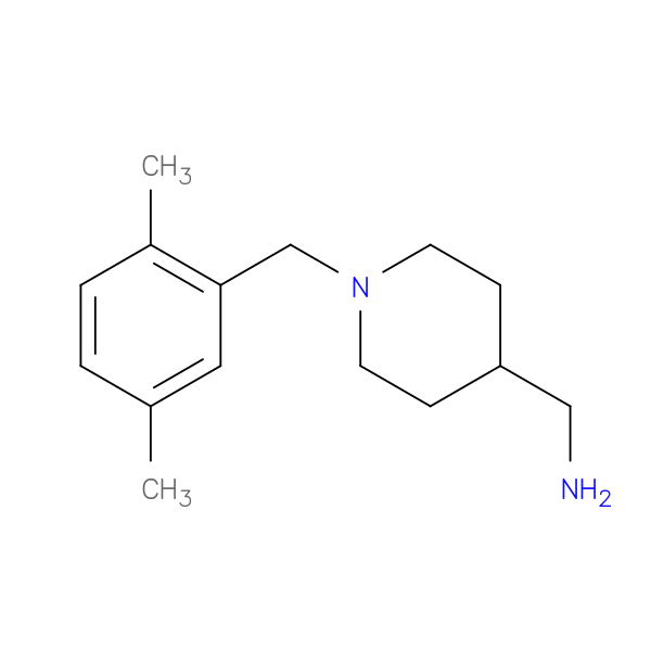 [1-(2,5-Dimethylbenzyl)piperidin-4-yl]methylamine