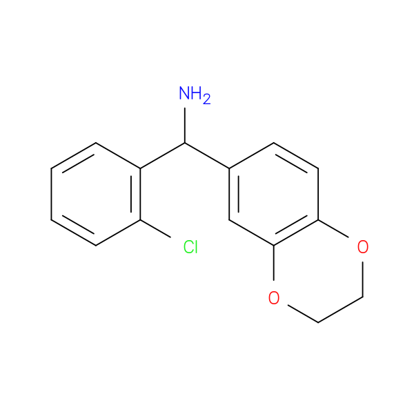 (2-chlorophenyl)(2,3-dihydro-1,4-benzodioxin-6-yl)methanamine