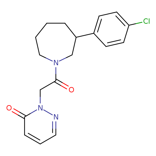 2-{2-[3-(4-chlorophenyl)azepan-1-yl]-2-oxoethyl}-2,3-dihydropyridazin-3-one