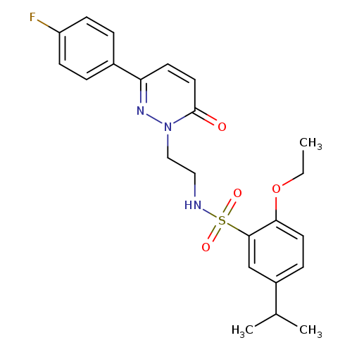 2-ethoxy-N-{2-[3-(4-fluorophenyl)-6-oxo-1,6-dihydropyridazin-1-yl]ethyl}-5-(propan-2-yl)benzene-1-sulfonamide