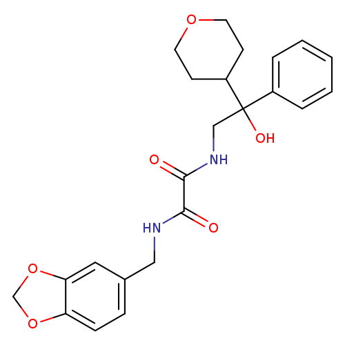 N-[(2H-1,3-benzodioxol-5-yl)methyl]-N'-[2-hydroxy-2-(oxan-4-yl)-2-phenylethyl]ethanediamide