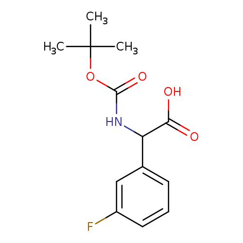 Benzeneacetic acid, α-[[(1,1-dimethylethoxy)carbonyl]amino]-3-fluoro-