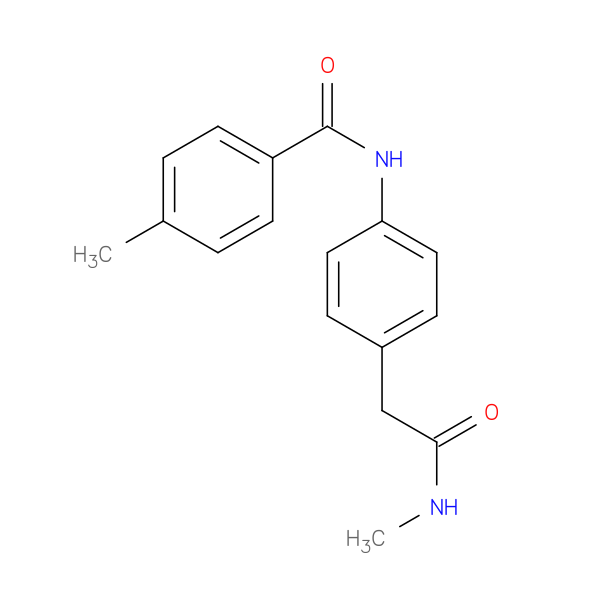 4-methyl-N-{4-[2-(methylamino)-2-oxoethyl]phenyl}benzamide