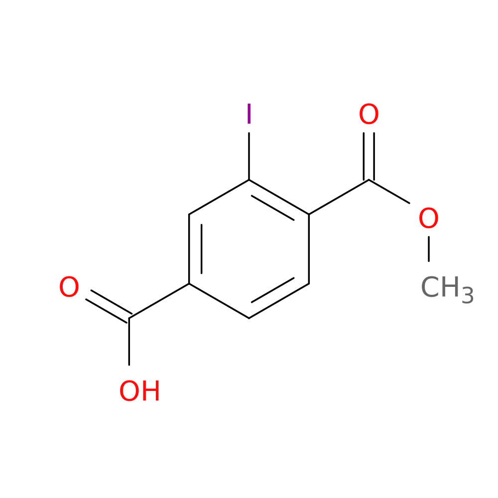 3-Iodo-4-(methoxycarbonyl)benzoic acid