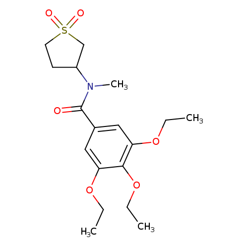 N-(1,1-dioxo-1lambda6-thiolan-3-yl)-3,4,5-triethoxy-N-methylbenzamide