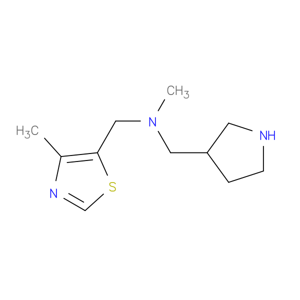 methyl[(4-methyl-1,3-thiazol-5-yl)methyl][(pyrrolidin-3-yl)methyl]amine