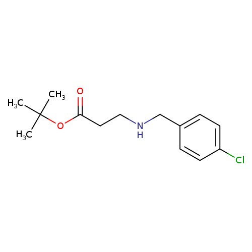 tert-butyl 3-{[(4-chlorophenyl)methyl]amino}propanoate