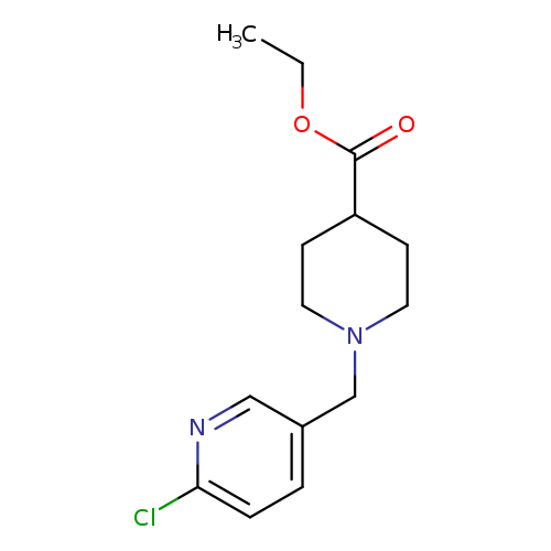 ethyl 1-[(6-chloro-3-pyridinyl)methyl]-4-piperidinecarboxylate