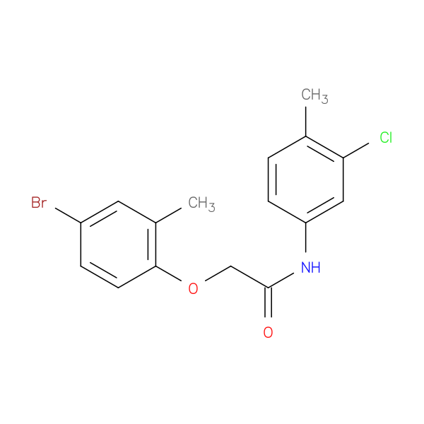 2-(4-Bromo-2-methylphenoxy)-n-(3-chloro-4-methylphenyl)acetamide