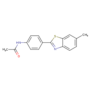 Acetamide, N-[4-(6-methyl-2-benzothiazolyl)phenyl]-