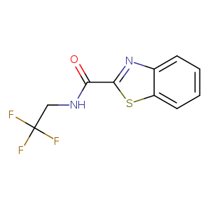 N-(2,2,2-trifluoroethyl)-1,3-benzothiazole-2-carboxamide