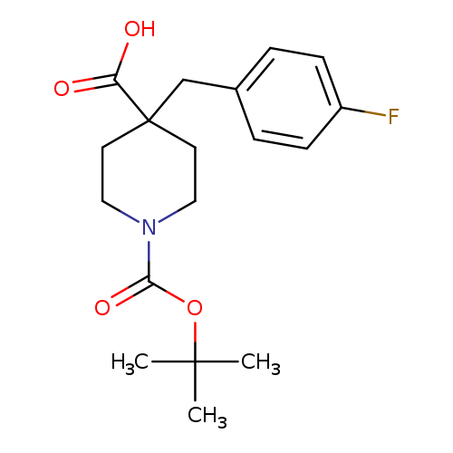 N-BOC-4-(4'-FLUORO) BENZYL-4-PIPERIDINE CARBOXYLIC ACID