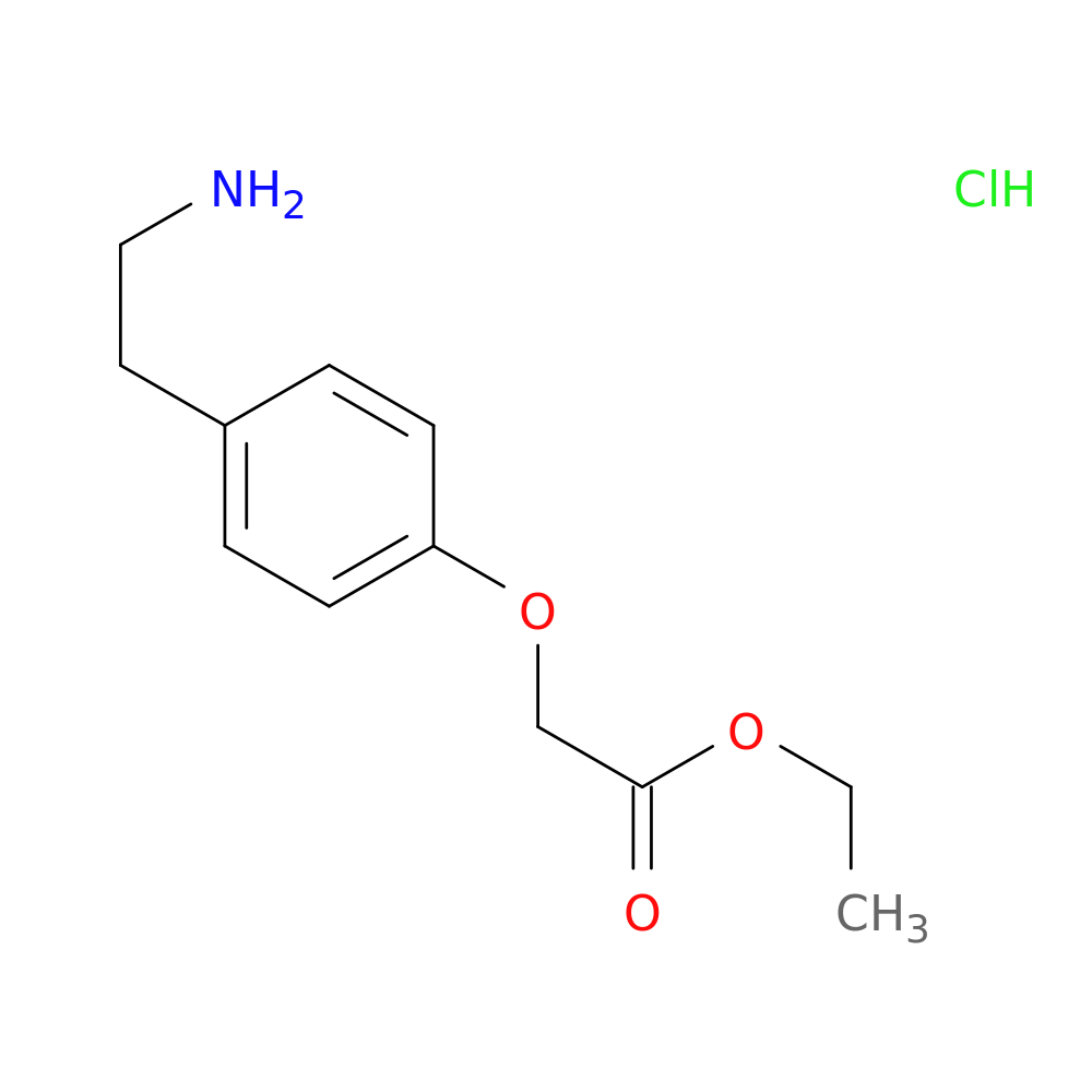 ethyl 2-[4-(2-aminoethyl)phenoxy]acetate hydrochloride