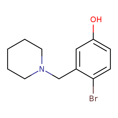 4-Bromo-3-(piperidin-1-ylmethyl)phenol
