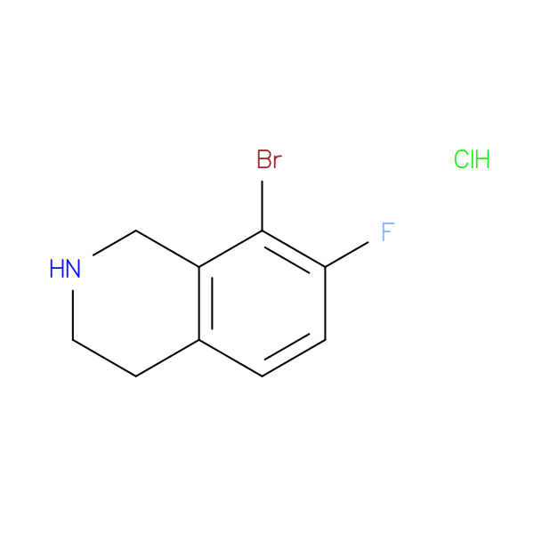 8-bromo-7-fluoro-1,2,3,4-tetrahydroisoquinoline hydrochloride