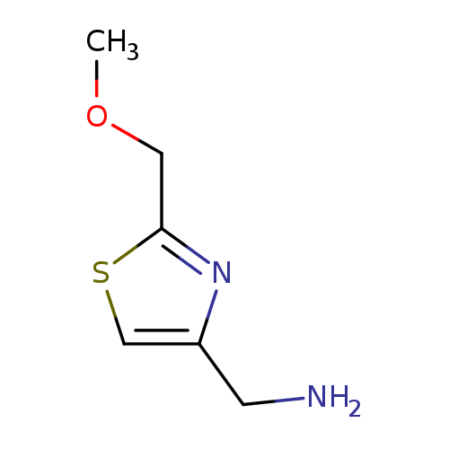 [2-(methoxymethyl)-1,3-thiazol-4-yl]methanamine