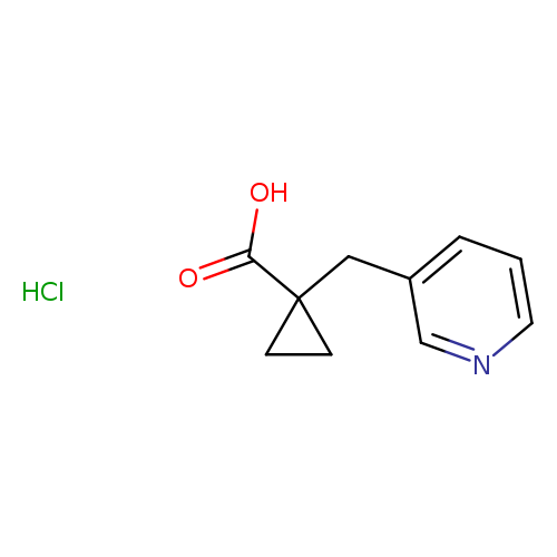 1-[(pyridin-3-yl)methyl]cyclopropane-1-carboxylic acid hydrochloride