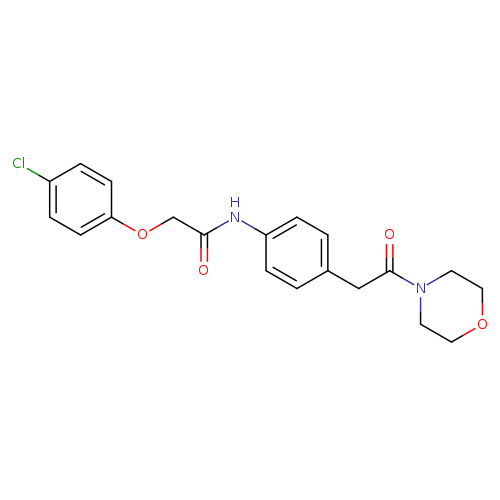 2-(4-chlorophenoxy)-N-{4-[2-(morpholin-4-yl)-2-oxoethyl]phenyl}acetamide