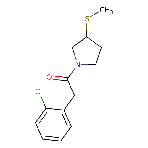 2-(2-chlorophenyl)-1-[3-(methylsulfanyl)pyrrolidin-1-yl]ethan-1-one