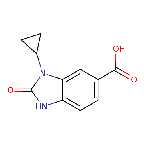 3-cyclopropyl-2-oxo-2,3-dihydro-1H-1,3-benzodiazole-5-carboxylic acid