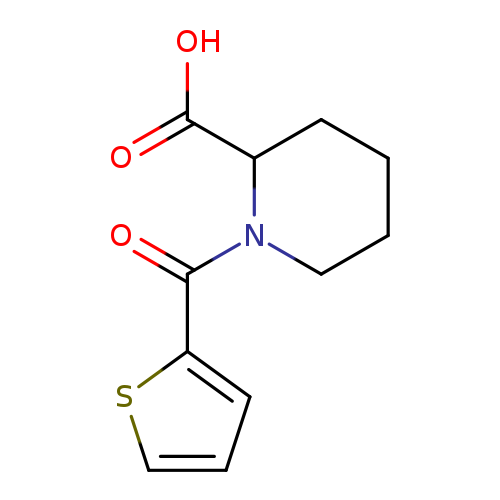 1-(thiophene-2-carbonyl)piperidine-2-carboxylic acid