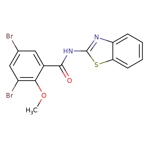 N-(1,3-benzothiazol-2-yl)-3,5-dibromo-2-methoxybenzamide