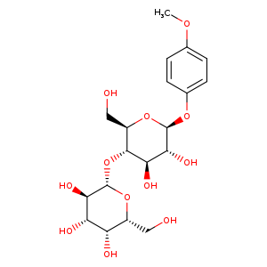 4-Methoxyphenyl 4-O-(beta-D-Galactopyranosyl)-beta-D-glucopyranoside