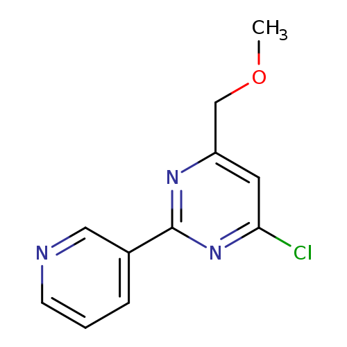 4-CHLORO-6-(METHOXYMETHYL)-2-(3-PYRIDYL)PYRIMIDINE