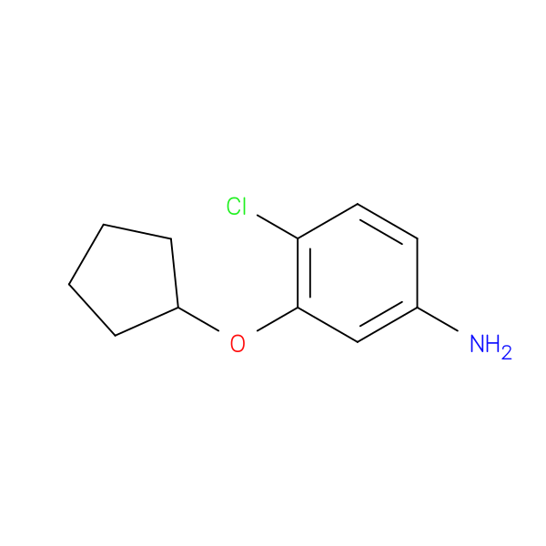 4-Chloro-3-(cyclopentyloxy)aniline