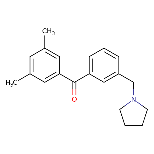 3,5-Dimethyl-3'-pyrrolidinomethyl benzophenone