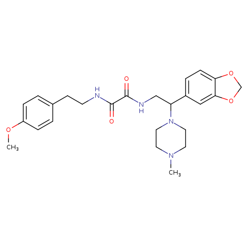 N-[2-(2H-1,3-benzodioxol-5-yl)-2-(4-methylpiperazin-1-yl)ethyl]-N'-[2-(4-methoxyphenyl)ethyl]ethanediamide
