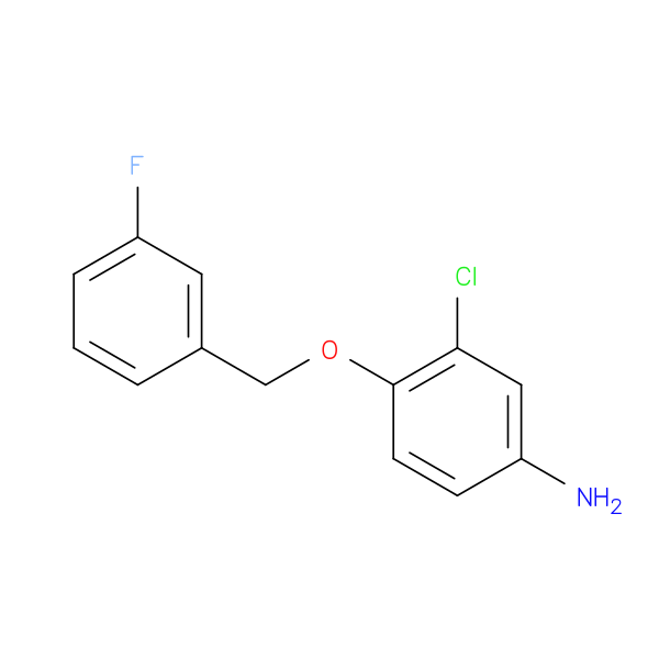 Benzenamine, 3-chloro-4-[(3-fluorophenyl)methoxy]-