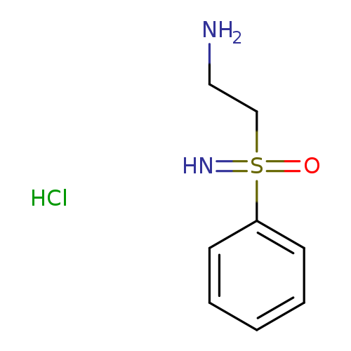 (2-aminoethyl)(imino)phenyl-lambda6-sulfanone hydrochloride