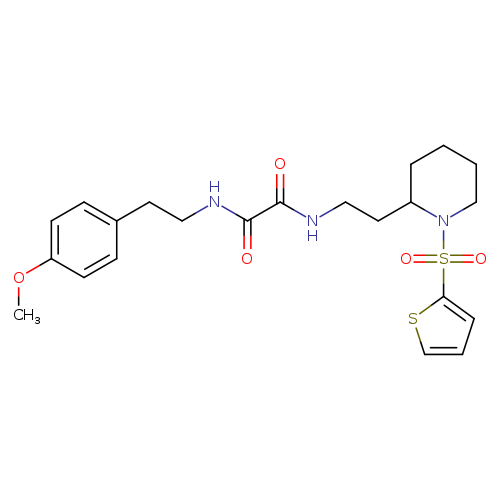 N'-[2-(4-methoxyphenyl)ethyl]-N-{2-[1-(thiophene-2-sulfonyl)piperidin-2-yl]ethyl}ethanediamide