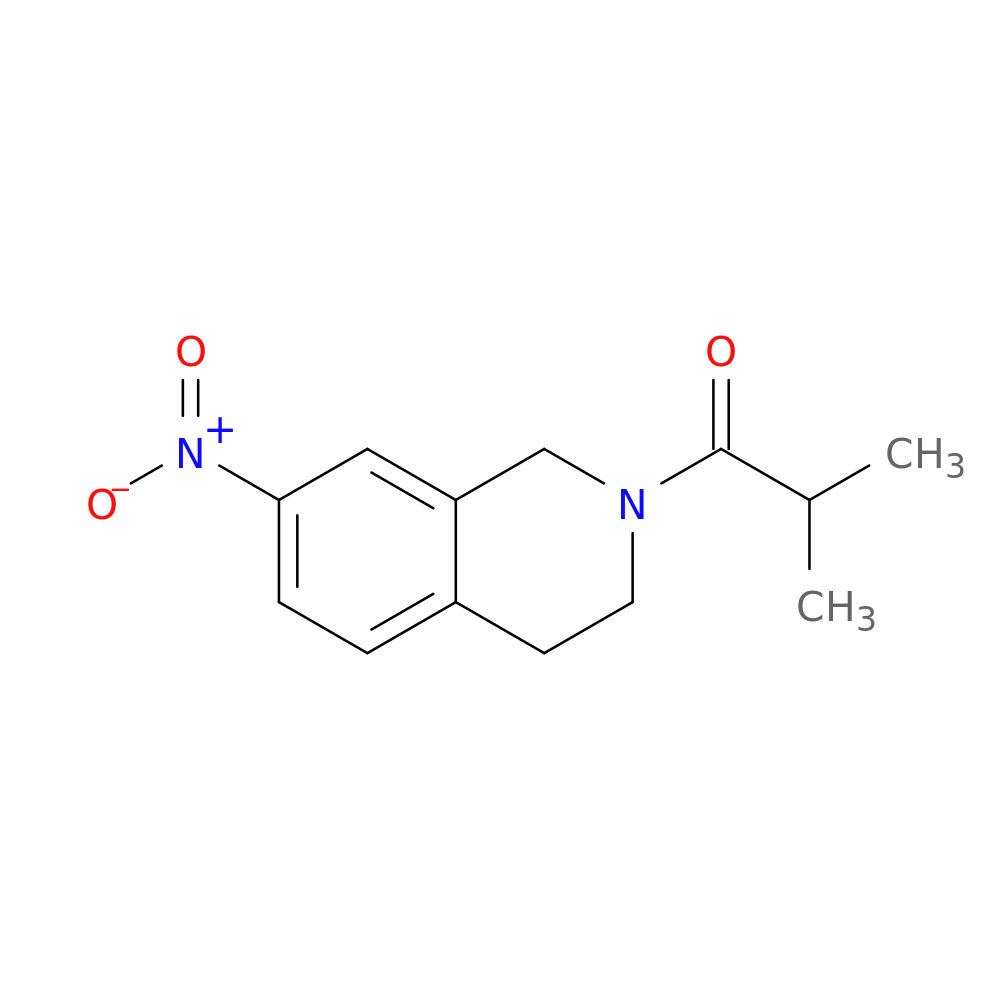 2-methyl-1-(7-nitro-1,2,3,4-tetrahydroisoquinolin-2-yl)propan-1-one