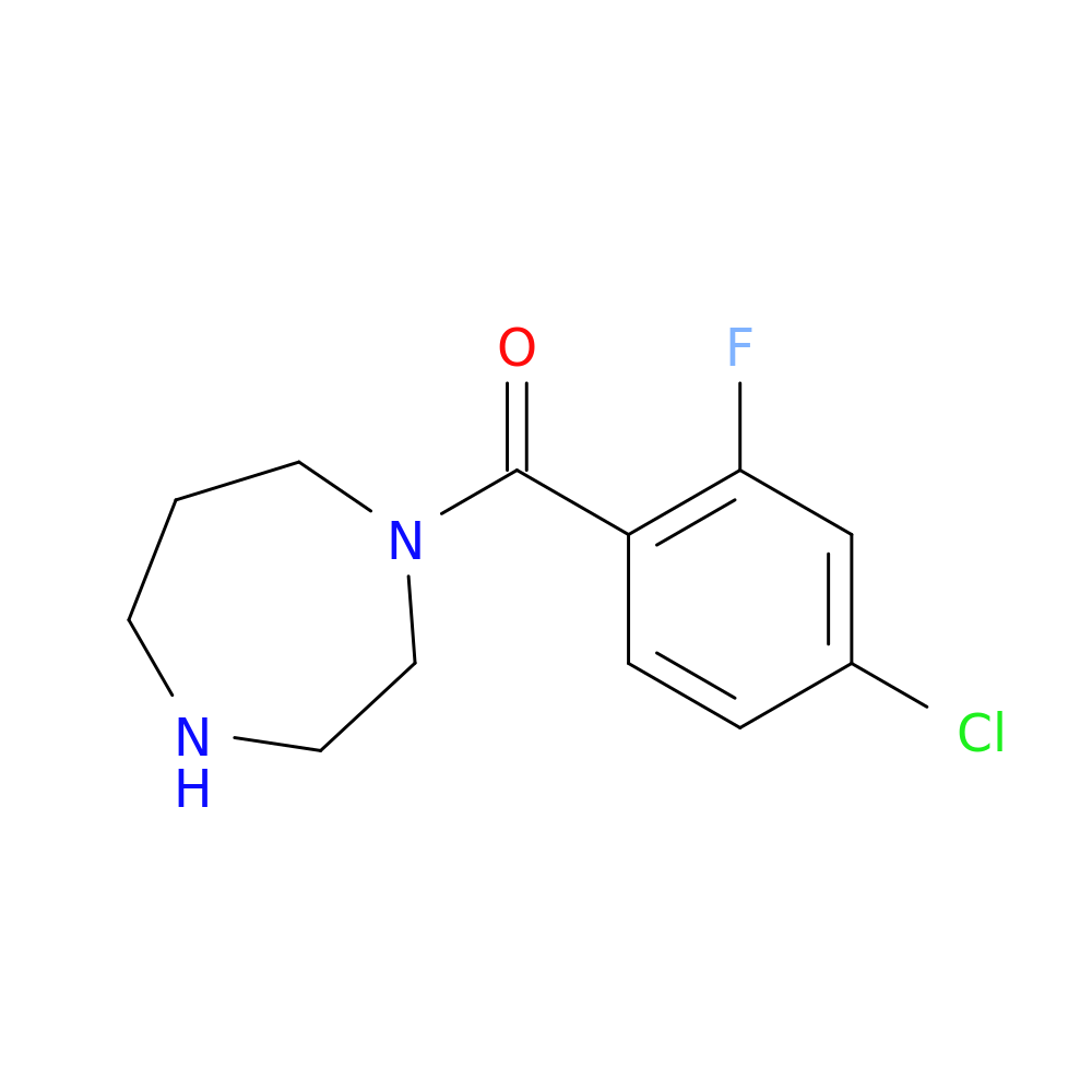 1-(4-chloro-2-fluorobenzoyl)-1,4-diazepane