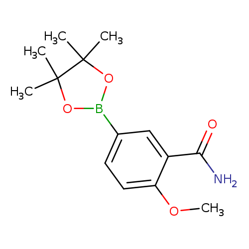 2-methoxy-5-(4,4,5,5-tetramethyl-1,3,2-dioxaborolan-2-yl)benzamide