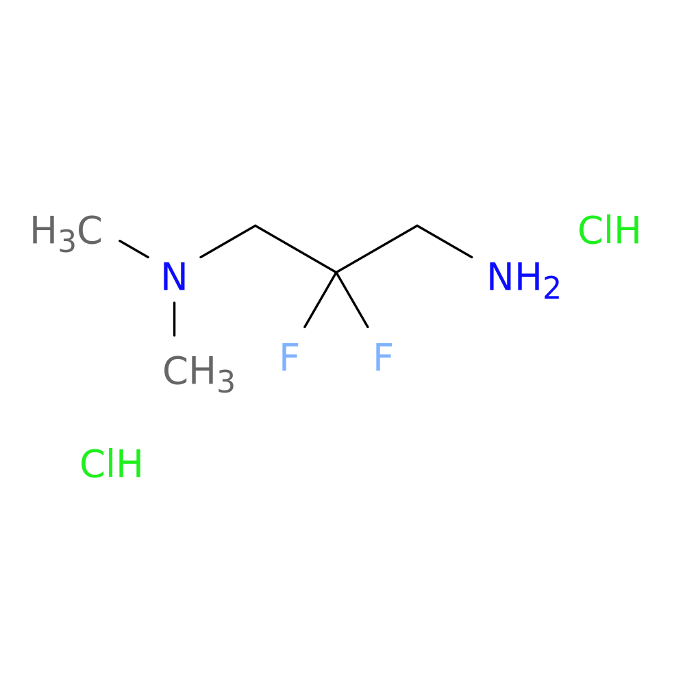 (3-amino-2,2-difluoropropyl)dimethylamine dihydrochloride