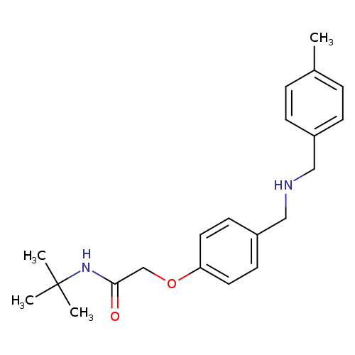 N-(tert-butyl)-2-(4-{[(4-methylbenzyl)amino]methyl}phenoxy)acetamide
