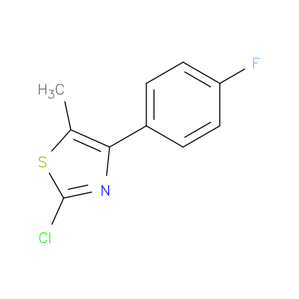 2-chloro-4-(4-fluorophenyl)-5-methyl-1,3-thiazole