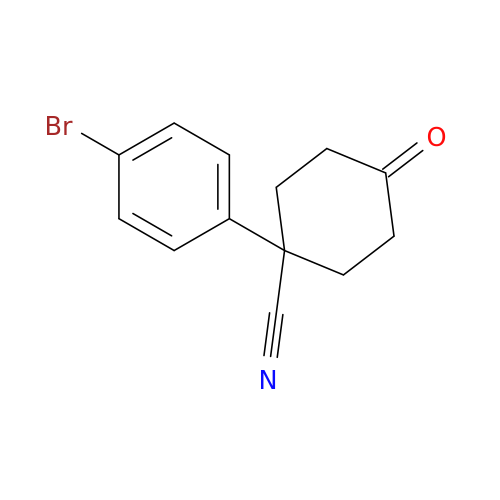 1-(4-BroMophenyl)-4-oxocyclohexanecarbonitrile