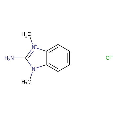 2-amino-1,3-dimethyl-1H-1,3-benzodiazol-3-ium chloride