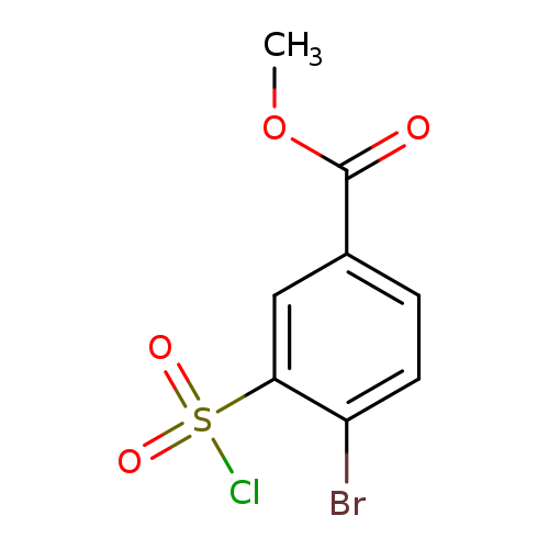 Methyl 4-bromo-3-(chlorosulfonyl)benzoate